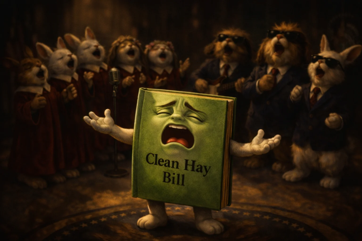 Bill performing his song about becoming a law